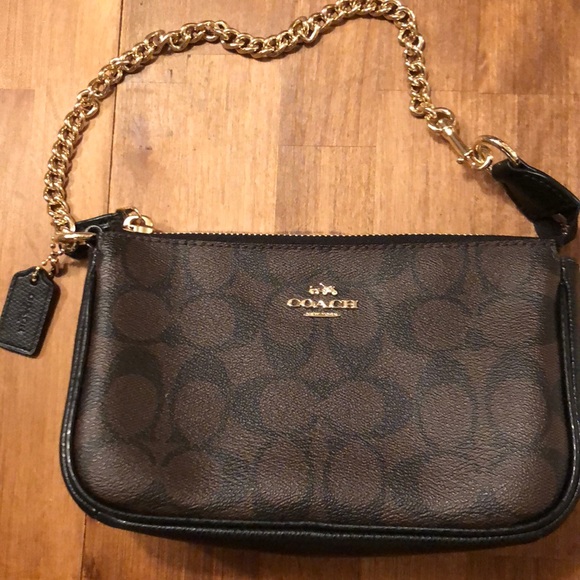 small coach purse with chain strap